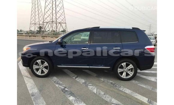 Buy Import Toyota Highlander Blue Car in Import - Dubai in Bagmati Buy Import Toyota Highlander Blue Car in Import - Dubai in Bagmati