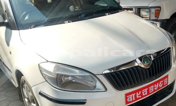 Buy Used Skoda Fabia White Car in Lalitpur in Bagmati
