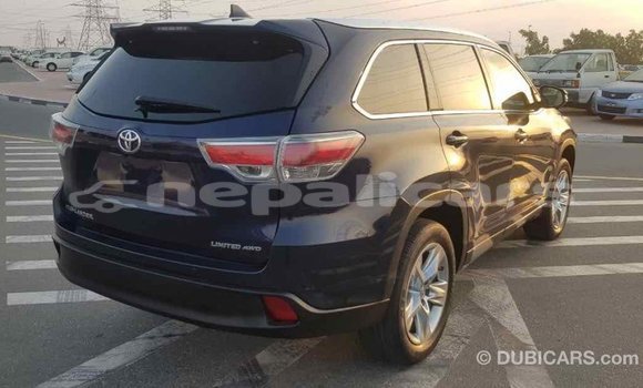 Buy Import Toyota Highlander Blue Car in Import - Dubai in Bagmati Buy Import Toyota Highlander Blue Car in Import - Dubai in Bagmati