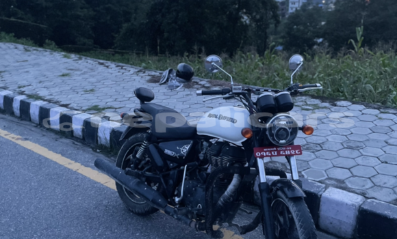 Buy Used Royal Enfield THUNDERBIRD White Bike in Kathmandu in Bagmati
