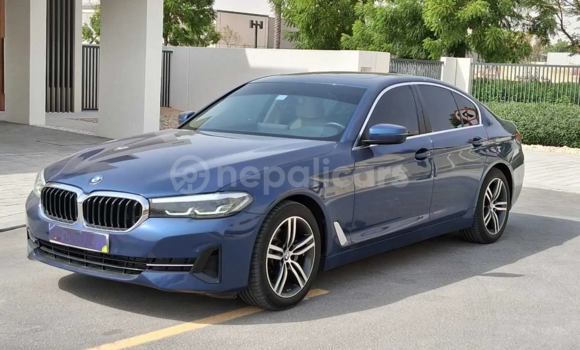 Buy Used BMW 5–Series Blue Car in Kathmandu in Bagmati