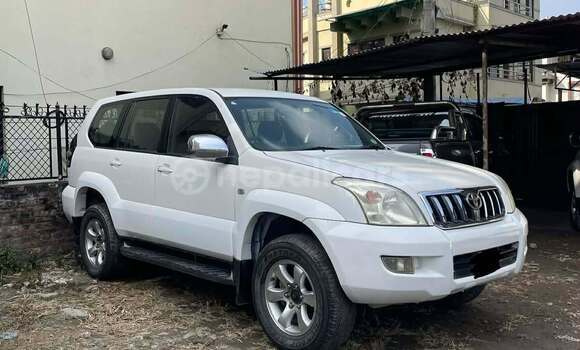 Buy Used Toyota Land Cruiser Prado White Car in Kathmandu metro 30 - maitidevi area in Bagmati province